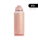 PACCO GARRAFA TÉRMICA HYDRAV3 950ML PURETASTE® | PEDRAS PRECIOSAS - QUARTZO ROSA