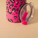  Copo Térmico HappyCup 295ml - Leopard Rosa