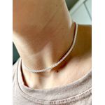 Chocker Pipoca em Prata 925