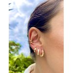 Piercing Fake Duplo Basic Banhado a Ouro