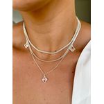 Chocker Pipoca em Prata 925