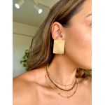 Chocker Cristais Bronze Banhado a Ouro