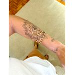 Bracelete Arabesco Banhado a Ouro