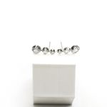 Brinco Mini Earcuff Zircônias em Prata 925