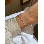 Pulseira Cordão Baiano Super Fino em Prata 925