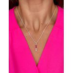 Pingente Filete Pink em Prata 925