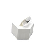 Anel Sinete Basic Grosso Em Prata 925