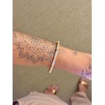Bracelete Inspired Cravejado Banhado a Ouro