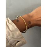 Bracelete Rosquinha Slim Banhado a Ouro 