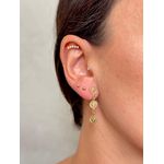 Brinco Moedinhas Boho Banhado a Ouro