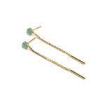 Brinco Fio Minimal Acqua Banhado a Ouro