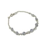 Pulseira Infantil Zircônias em Prata 925