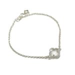 Pulseira Trevo Cristal em Prata 925