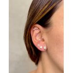 Trio de Brincos Gotinhas Lisas em Prata 925