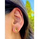 Piercing Basic em Prata 925 com Banho de Ouro