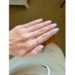 Anel Mini Zircônia Basic Banhado a Ouro