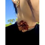 Cordão Chocker Rosinha Castor