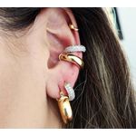 Piercing Fake Tubo G Banhado a Ouro