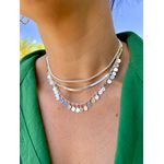 Chocker Pipoca em Prata 925