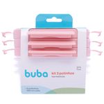 KITS 3 POTINHOS HERMETICOS ROSA