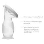 COLETOR DE LEITE MATERNO EM SILICONE