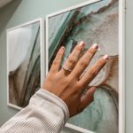 Anel Solitário Jade Prata 925 