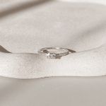 Anel Solitário Jade Prata 925 