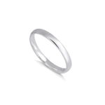Aliança de Namoro em Prata 925 - Minimalista 2,5MM