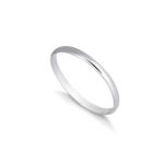 Aliança de Namoro em Prata 925 - Minimalista 2MM