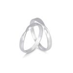 Par de Alianças de Namoro em Prata 925 - Bride 3MM 
