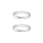Par de Alianças de Namoro em Prata 925 - Bride 3MM 