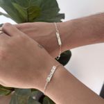 Pulseira Casal Promessa de Prata 925 
