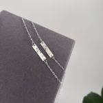 Pulseira Casal Promessa de Prata 925 