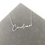 Colar Nome Personalizado Prata 925