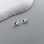 Brinco Gota Chapa Prata 925 