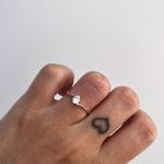 Anel Infinito Cristal Prata 925 