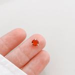 Colar Ponto De Luz Galeria Vermelho 6 mm Prata 925