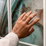 Anel Trevo Prata 925 