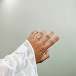 Anel Cravejado Coração Prata 925 