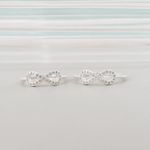 Anel Infinito Cravejado Prata 925