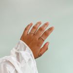 Anel Liso Bela Prata 925