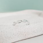 Anel Liso Bela Prata 925