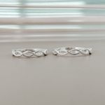 Anel Liso Bela Prata 925