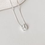 Colar Gota Organica Prata 925 