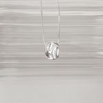 Colar Gota Organica Prata 925 