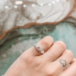 Anel ABC Infantil Prata 925 