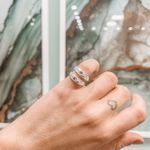 Anel ABC Infantil Prata 925 