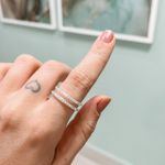 Anel Aparador Cravejado Cristal Prata 925 