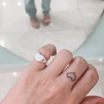 Anel Regulável Coração Dedinho Prata 925 