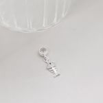 Berloque Peixe Cravejado Prata 925 